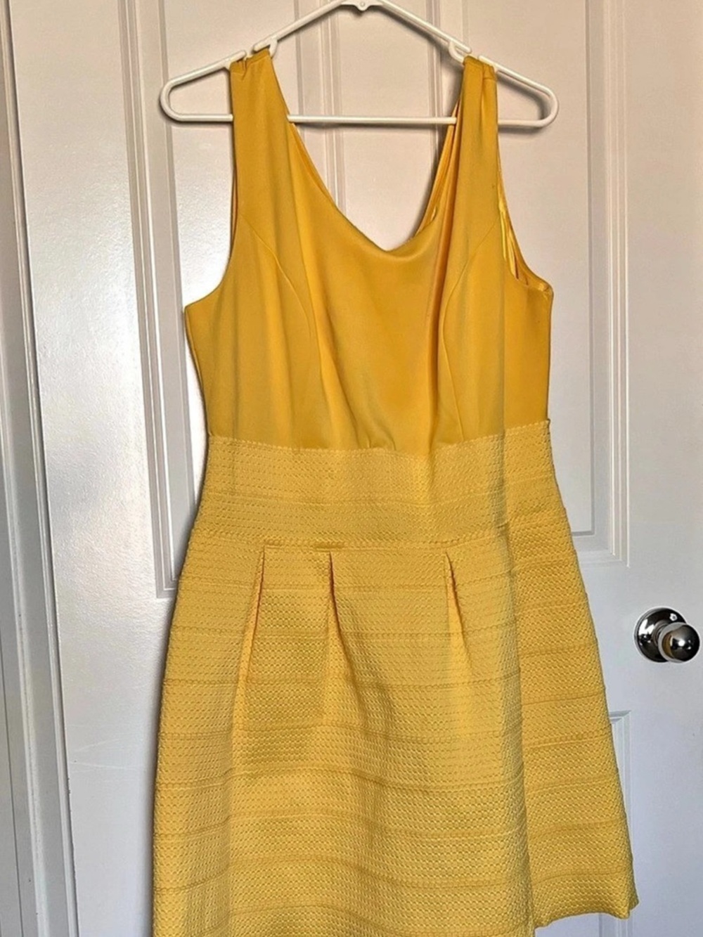 NY And Co Yellow Mini Dress